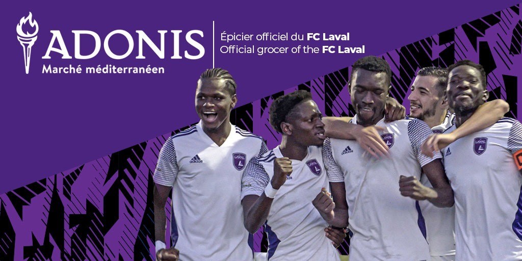 Marche Adonis the sponsor of FC Laval Marché Adonis