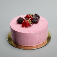 Raspberry Mousse Cake