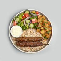 Plat de brochettes Kafta