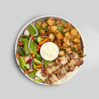 Plat de brochettes Shish Taouk