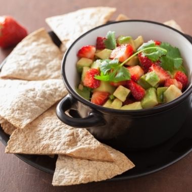 Salsa fraises et avocats