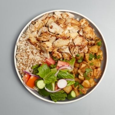 Assiette de shawarma